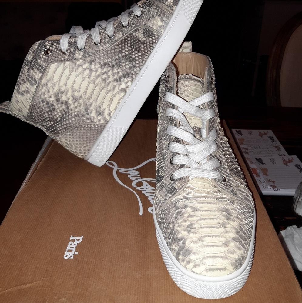 Christian Louboutin Python "Glow In Dark" Sz 11.5